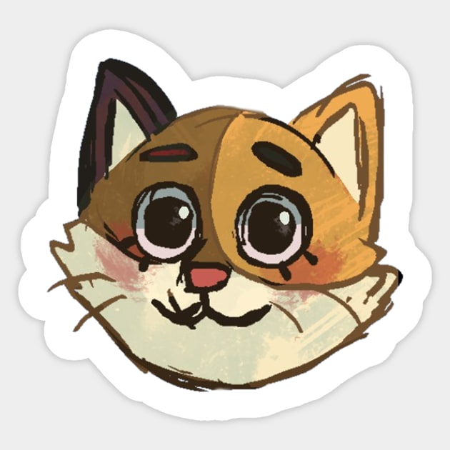 happy cat sticker (collection 1/8) Sticker by gristiannn